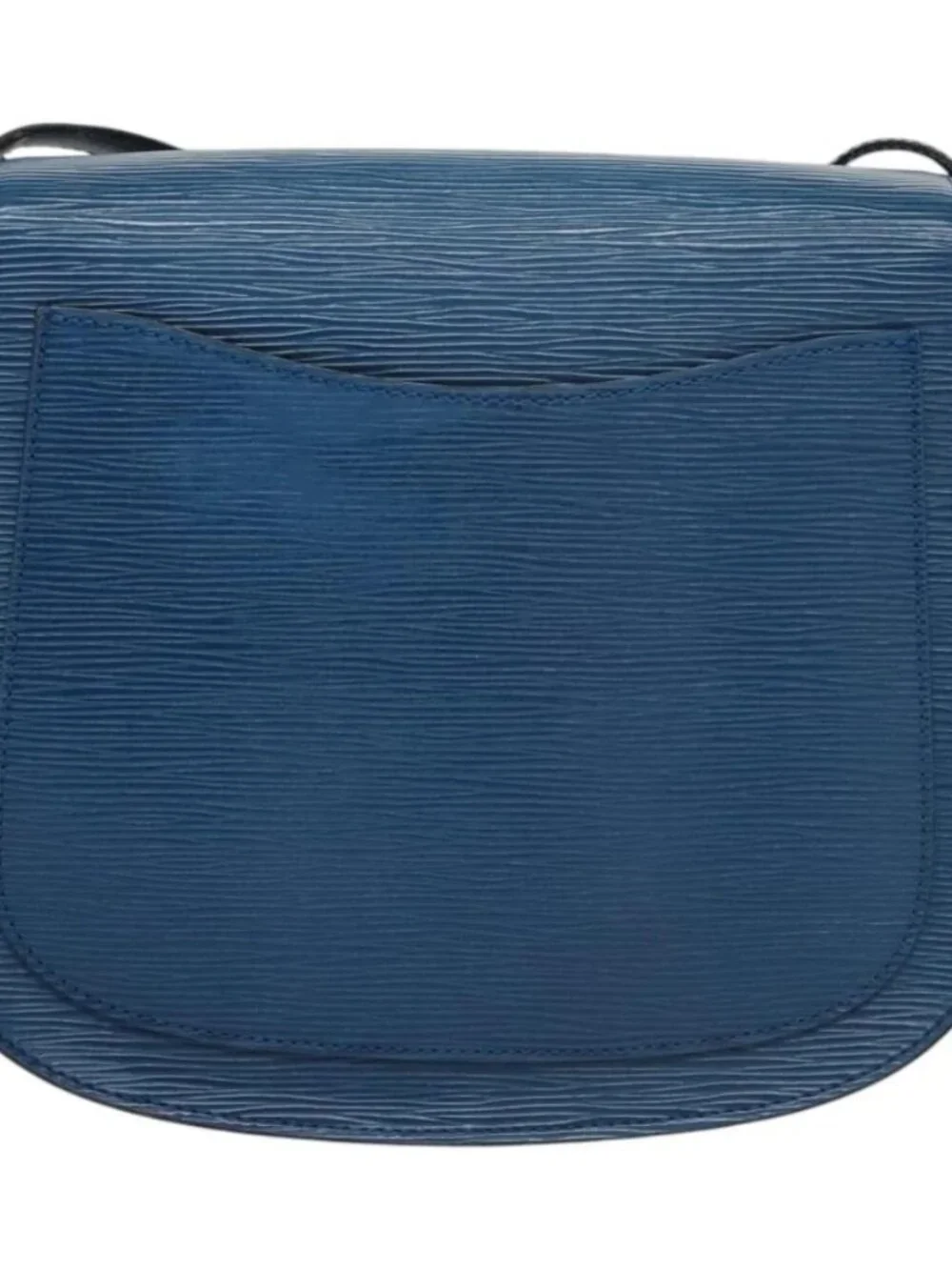 LOUIS VUITTON Epi Saint Cloud GM Shoulder Bag Toledo Blue M52195 LV Auth 117532